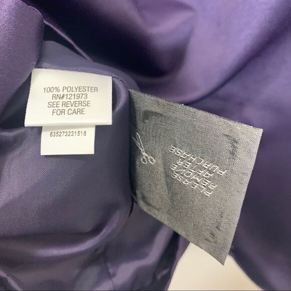 Simply Vera Vera Wang purple small jacket - Picture 8 of 11